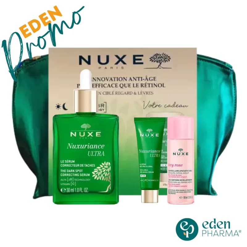 Nuxe Nuxuriance Ultra le Serum Correcteur de Taches 30ml+la Creme Anti Age Global 15ml(offert)+eau Micellaire 3en1 100 ml