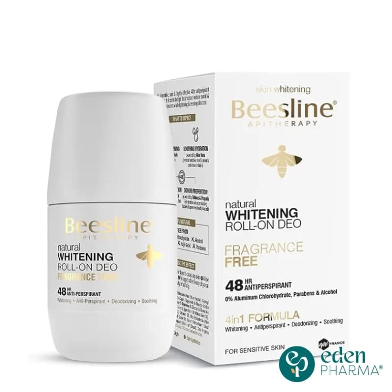 Beesline Deo Eclaircissant sans Parfum 4 en 1 50 ml