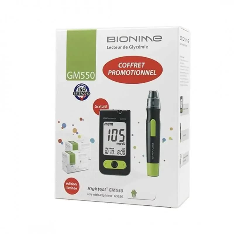 Bionime Coffret Promotionnel Apareil + 100 Bandelettes + 1 Autopiqueur