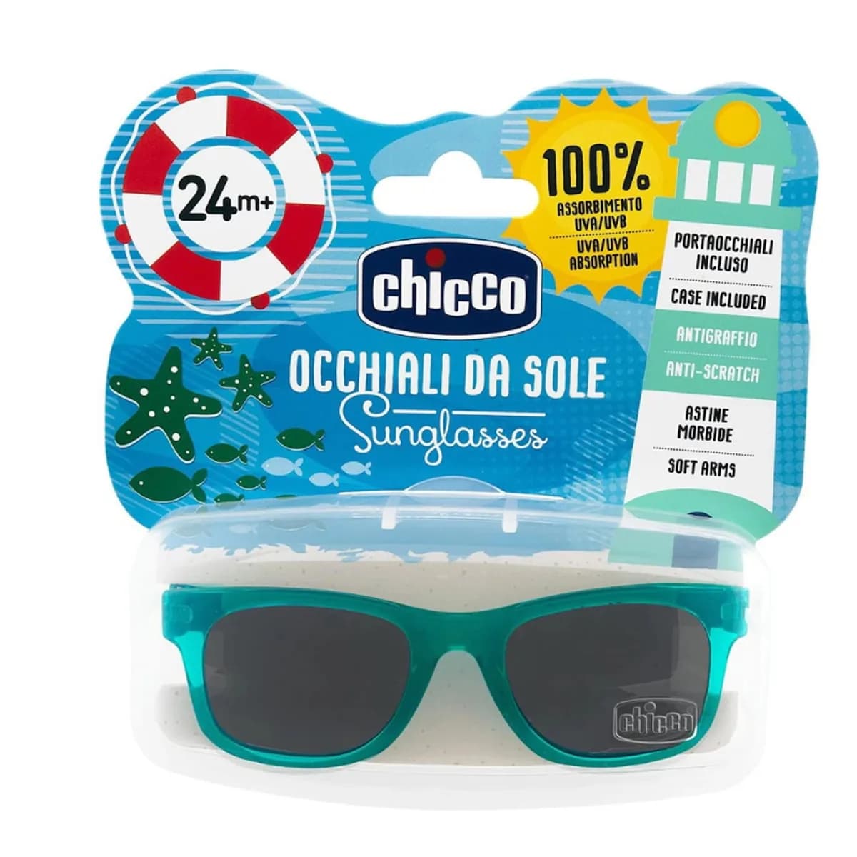 Chicco Lunettes de Soleil Garcon Vert 24 m+