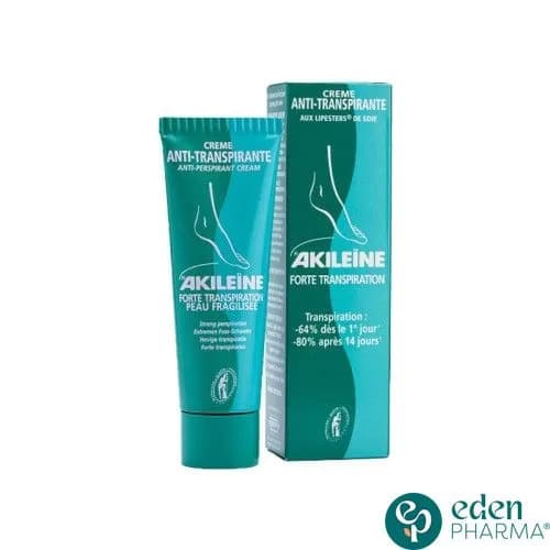 Akileine Creme Anti Transpirante Peaux Fragilisees 50 ml