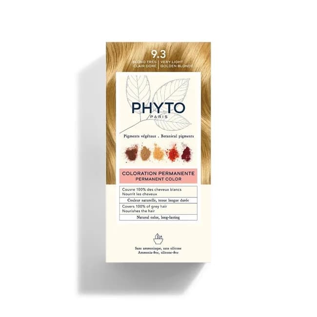 Phyto Phytocolor 9.3 Blond Trés Claire Doré 1 Kit