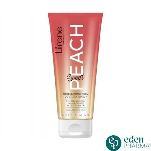 Lirene Sweet Peach Creme Regenerante Visage Corps 200 ml