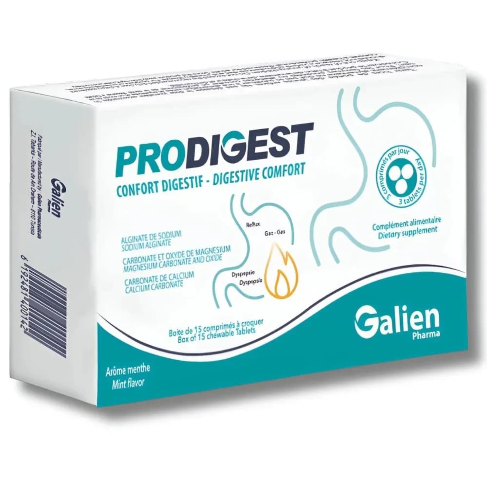 Galien Pharma Prodigest 15 Comprimes