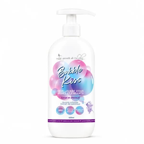 LES SECRET DE LOLY BUBBLE KISS SOIN LAVANT DOUX BEBE ET ENFANT 400ML