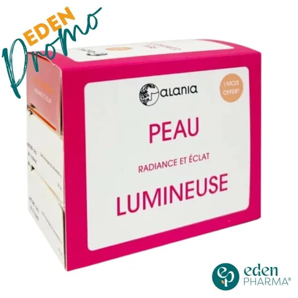 ALANIA PEAU LUMINEUSE RADIANCE ET ECLAT 30 GÉLULES 3 BOITES LE 3EME OFFERT