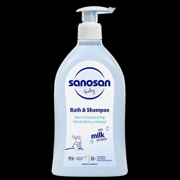 SANOSAN BABY BATH & SHAMPOO 500ML
