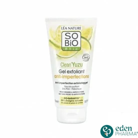 Sobio Yuzu Gel Exfoliant Anti-Imperfection 150 ml