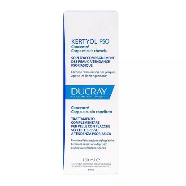 DUCRAY KERTYOL PSO SOIN D'ACCOMPAGNEMENT DES PEAUX A TENDANCE PSORIASIQUE 100ML