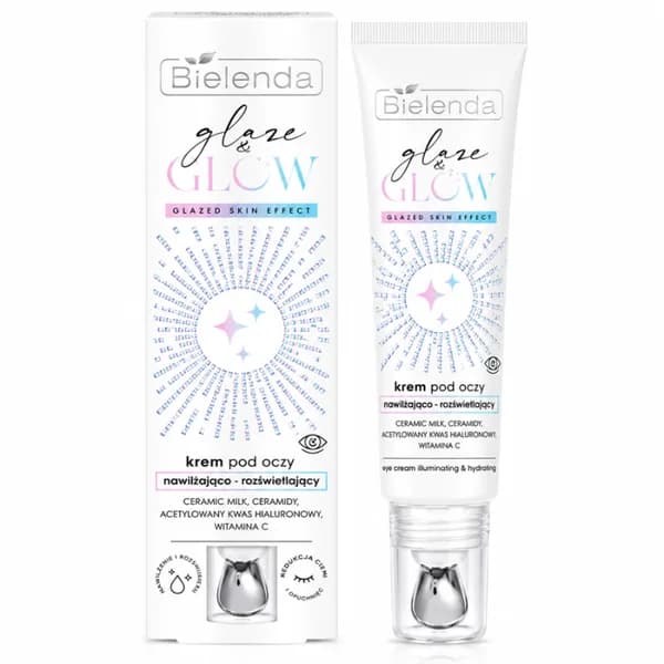 BIELENDA GLAZE & GLOW CREME CONTOUR DES YEUX HYDRATANTE ET ILLUMINATRICE 15ML
