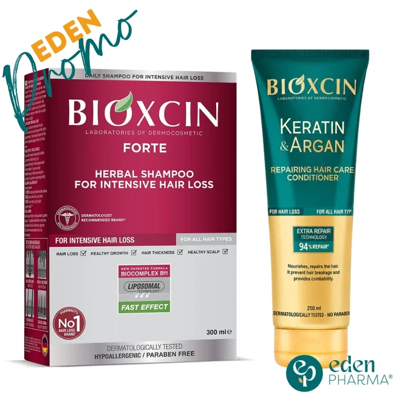 BIOXSINE PACK ANTI CHUTE FORTE ( SHAMPO+APRES-SHAMPOOING)