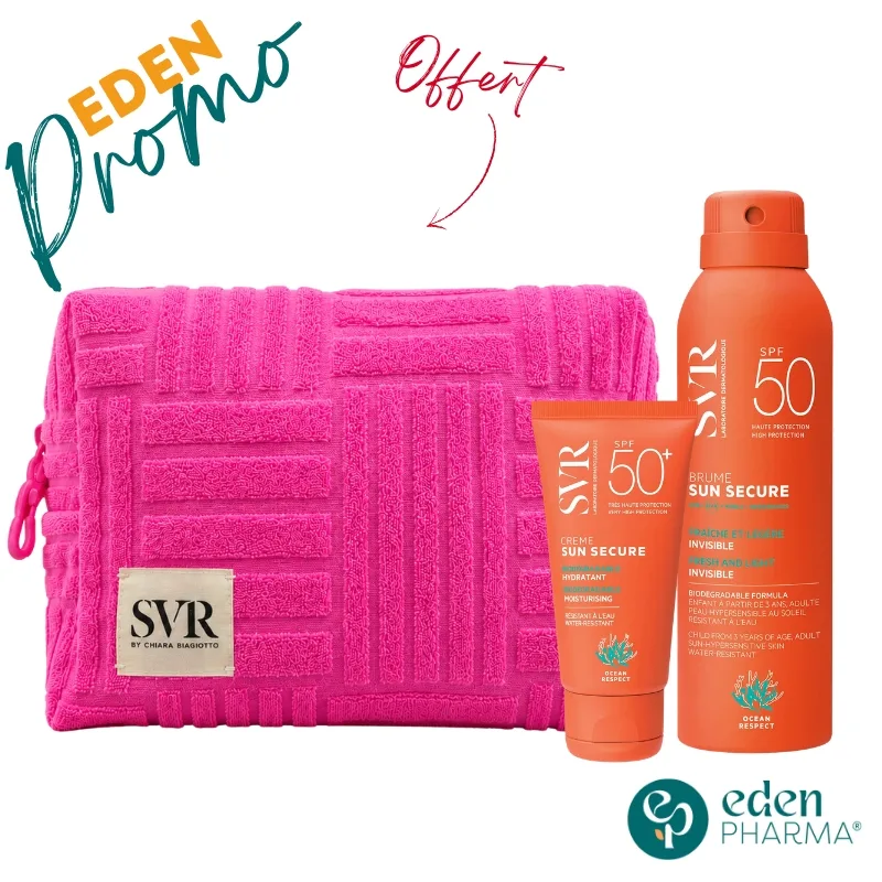 SVR PACK SUN SECURE CREME SPF50+ 50ML + SVR SUN SECURE BRUME SPF50+ 200ML