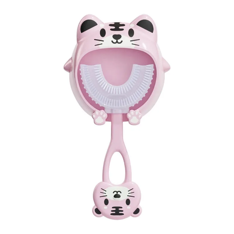 SAGYENE BROSSE À DENTS DEMI-LUNE + SUPPORT MURALE 2-6 ANS
