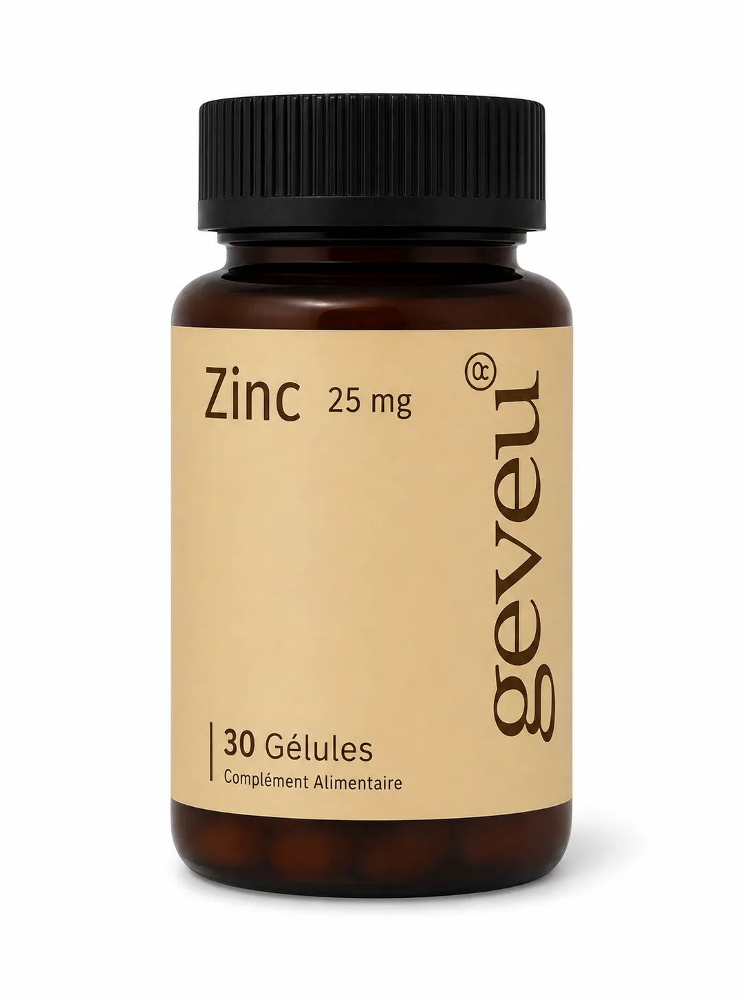 Geveu Zinc 25mg 30 Gelules