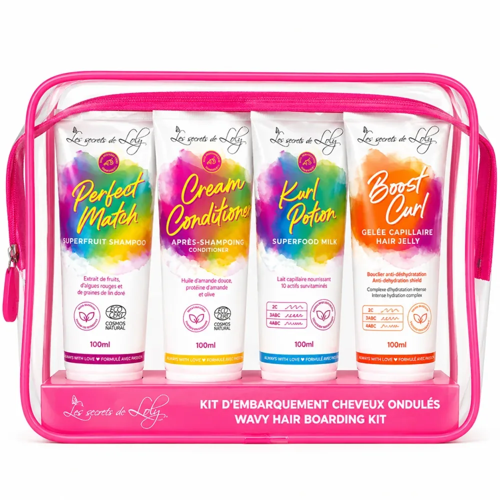 LES SECRETS De Loly Trousse Voyage Cheveux Ondules