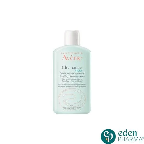 avene cleanance hydra crème lavante apaisante 200ml