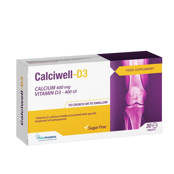 Polypharma Calciwell D3 30 Comprimes