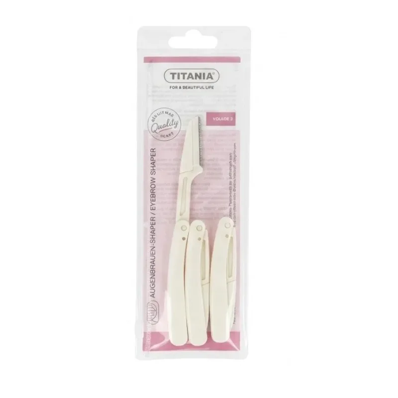 TITANIA TONDENEUSES A SOURCILS PLIABLE 8 CM BOITE DE 3 PIECES REF 2940
