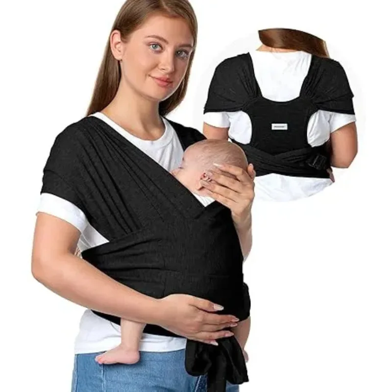 MOMCOZY L'ÉCHARPE DE PORTAGE NOIR