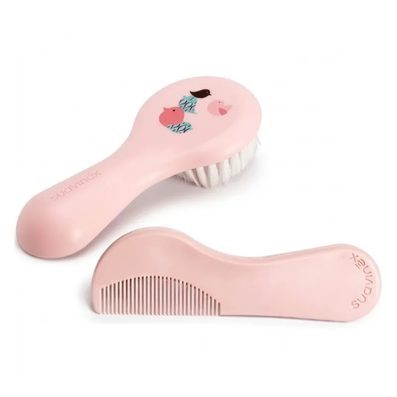 SUAVINEX SET BROSSE + PEIGNE BIRDIES