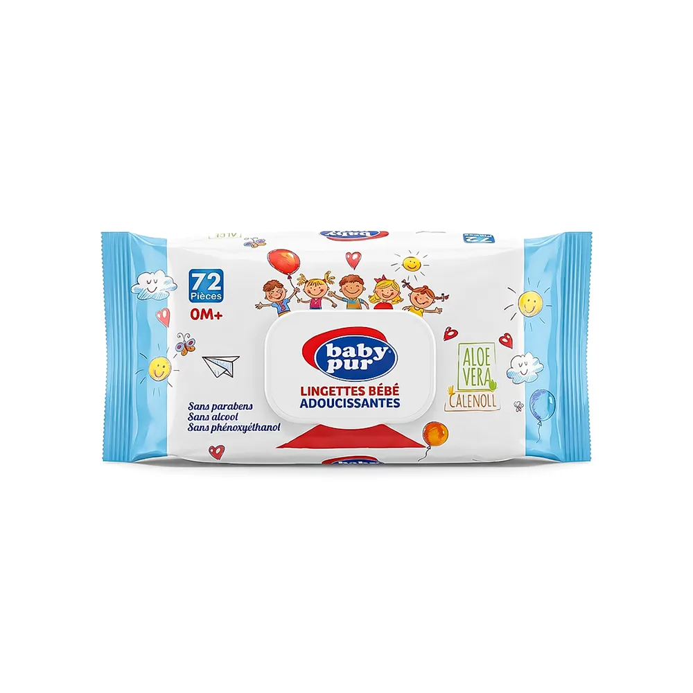 Baby Pur Lingettes de Change 72 Piéces
