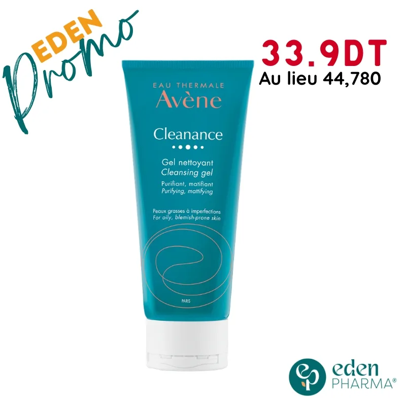 VENTE FLASH Avene Cleanance Gel Nettoyant 200 ml