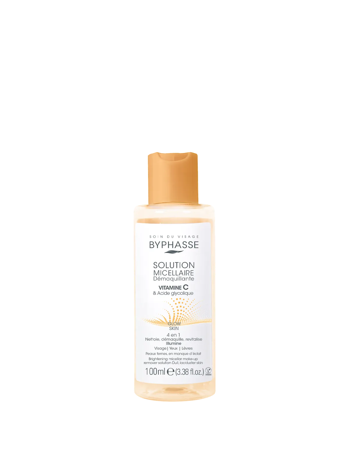 Byphasse Solution Micellaire Démaquillante Vitamine C & Acide Glycolique 100ml